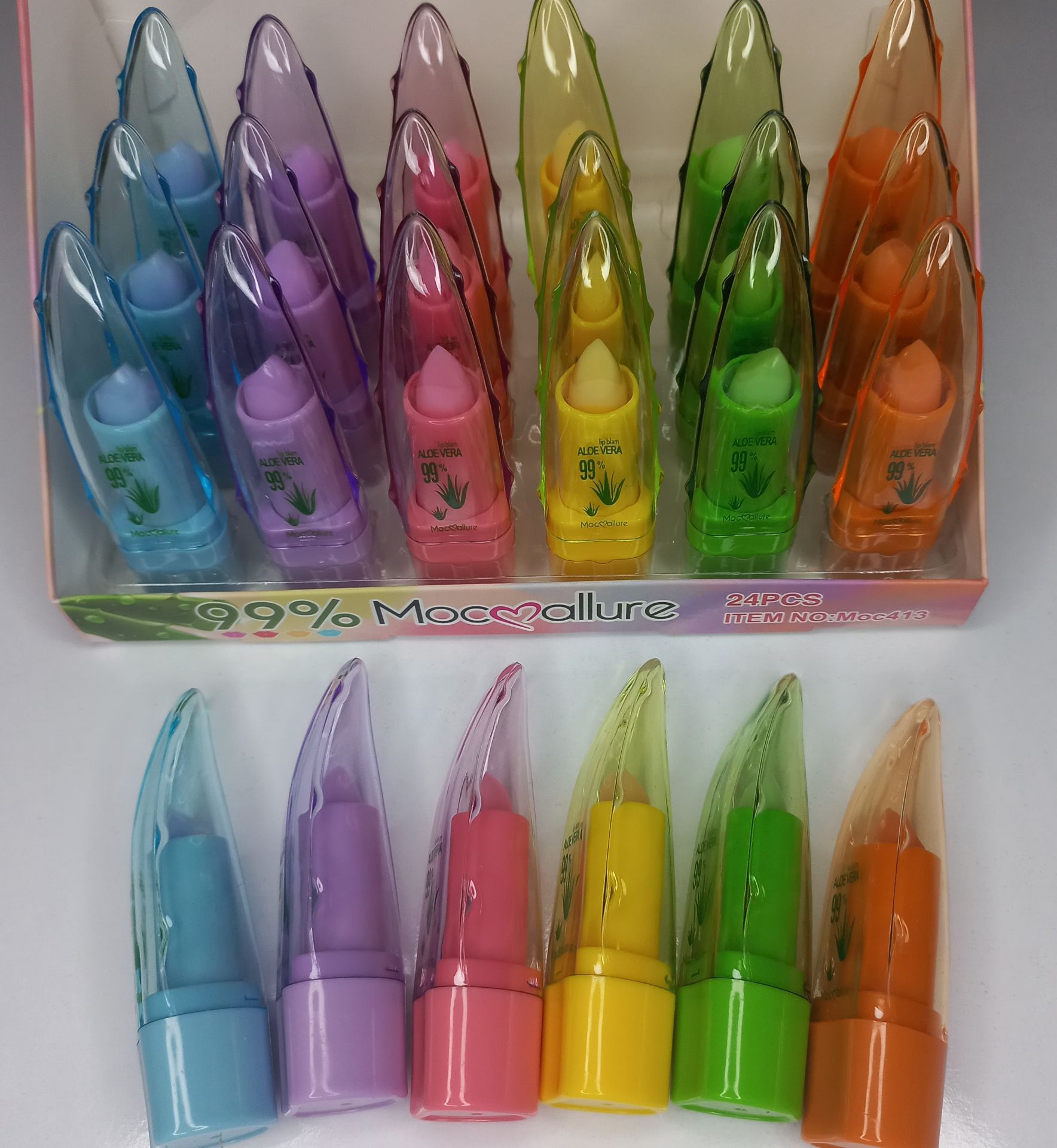 بالم لب حرارتی جامدحاوی آلوئه ورا