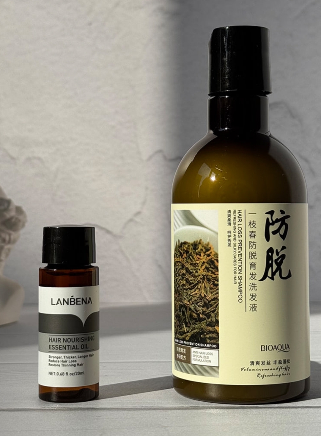 پک شامپو رزماری همراه با سرم تقویتی مو