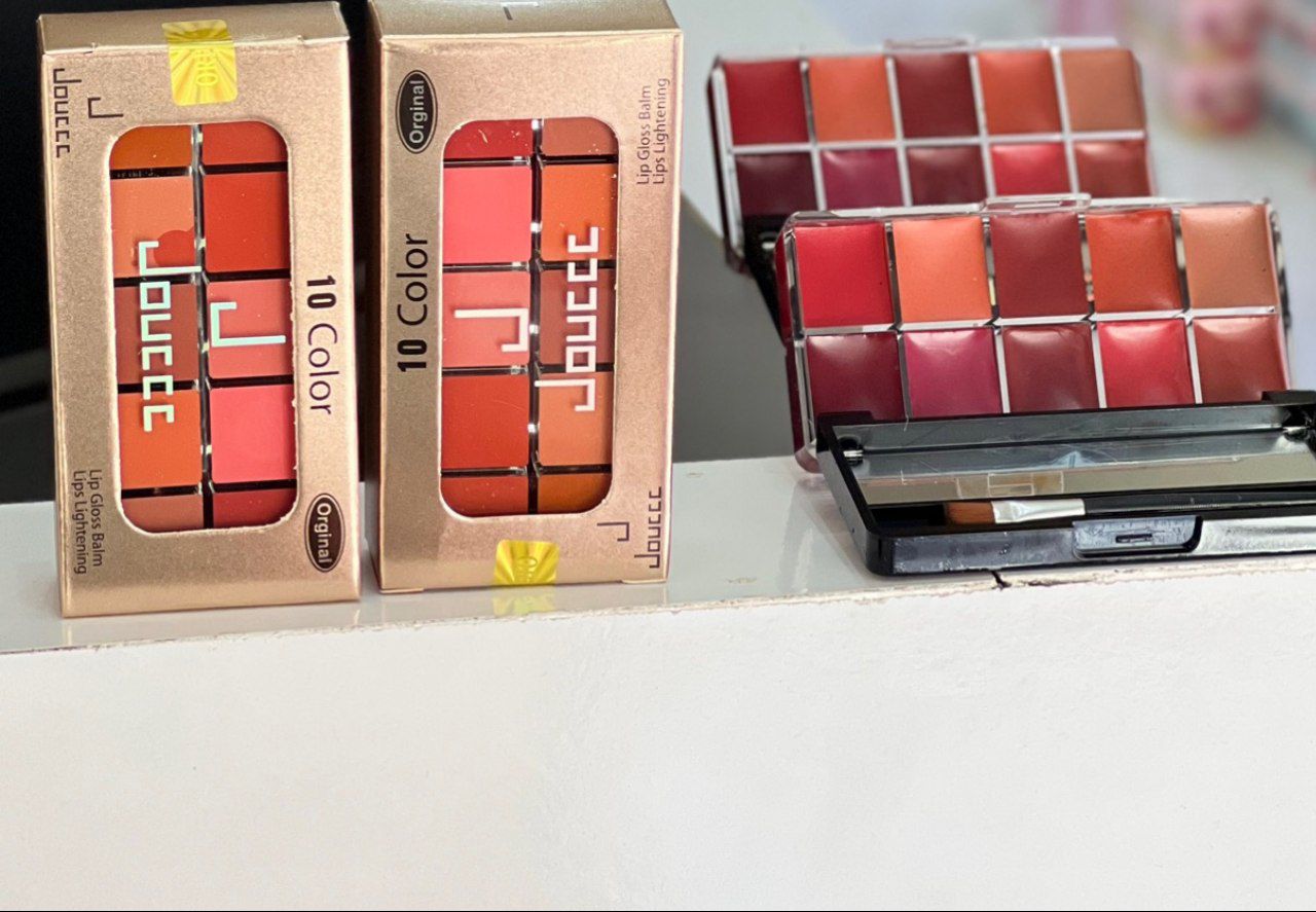 پالت رژ لب 10رنگ دوسه